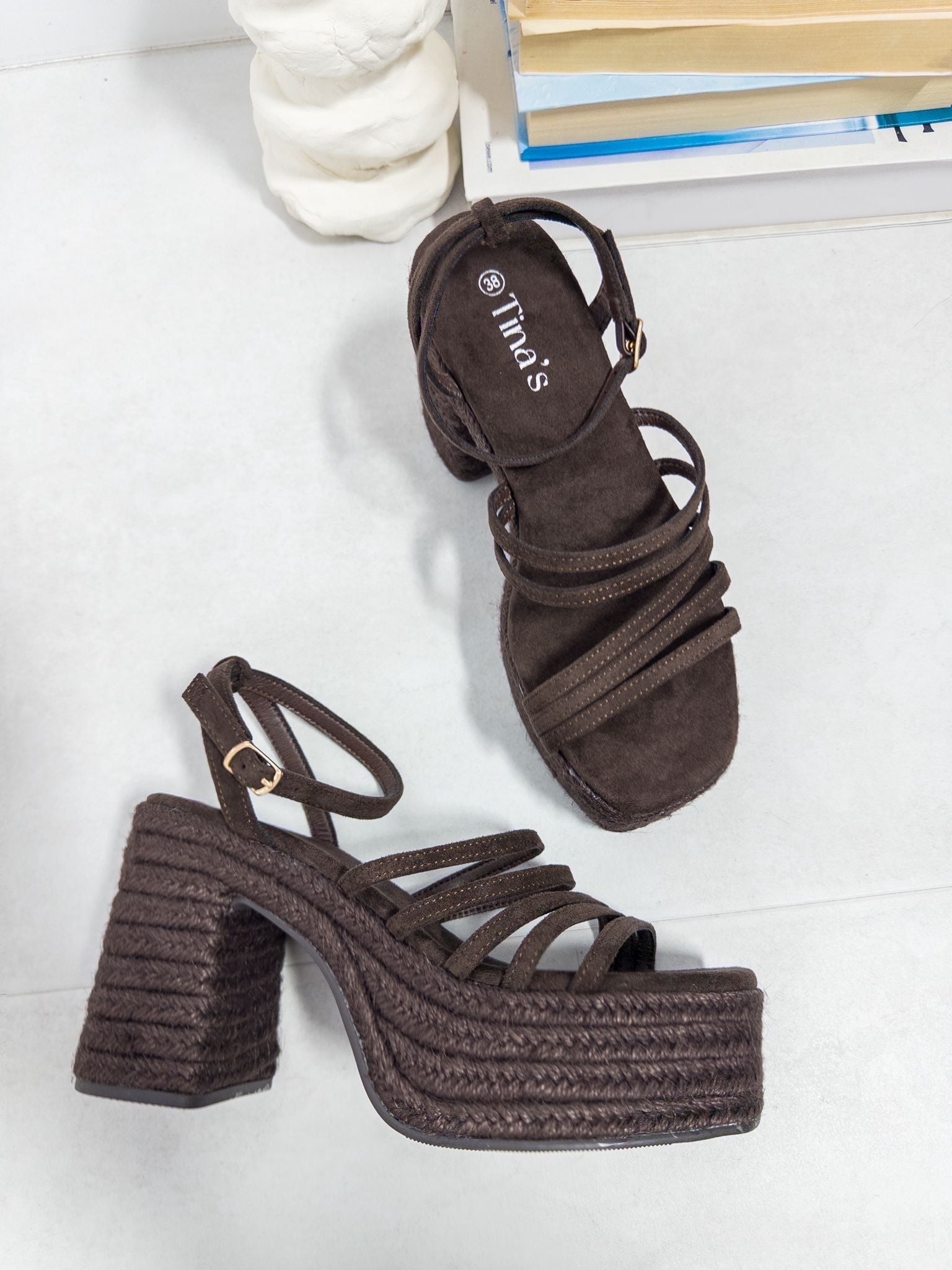 SANDALIAS PLATAFORMA TRENZADA
