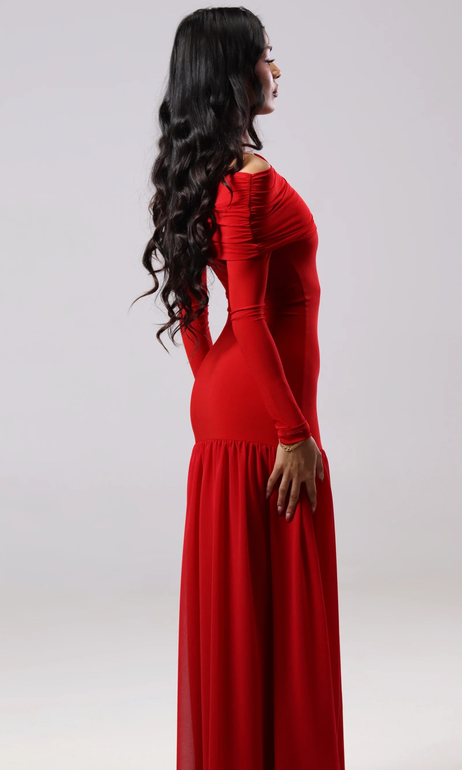 Vestido Maxi Amara Rojo