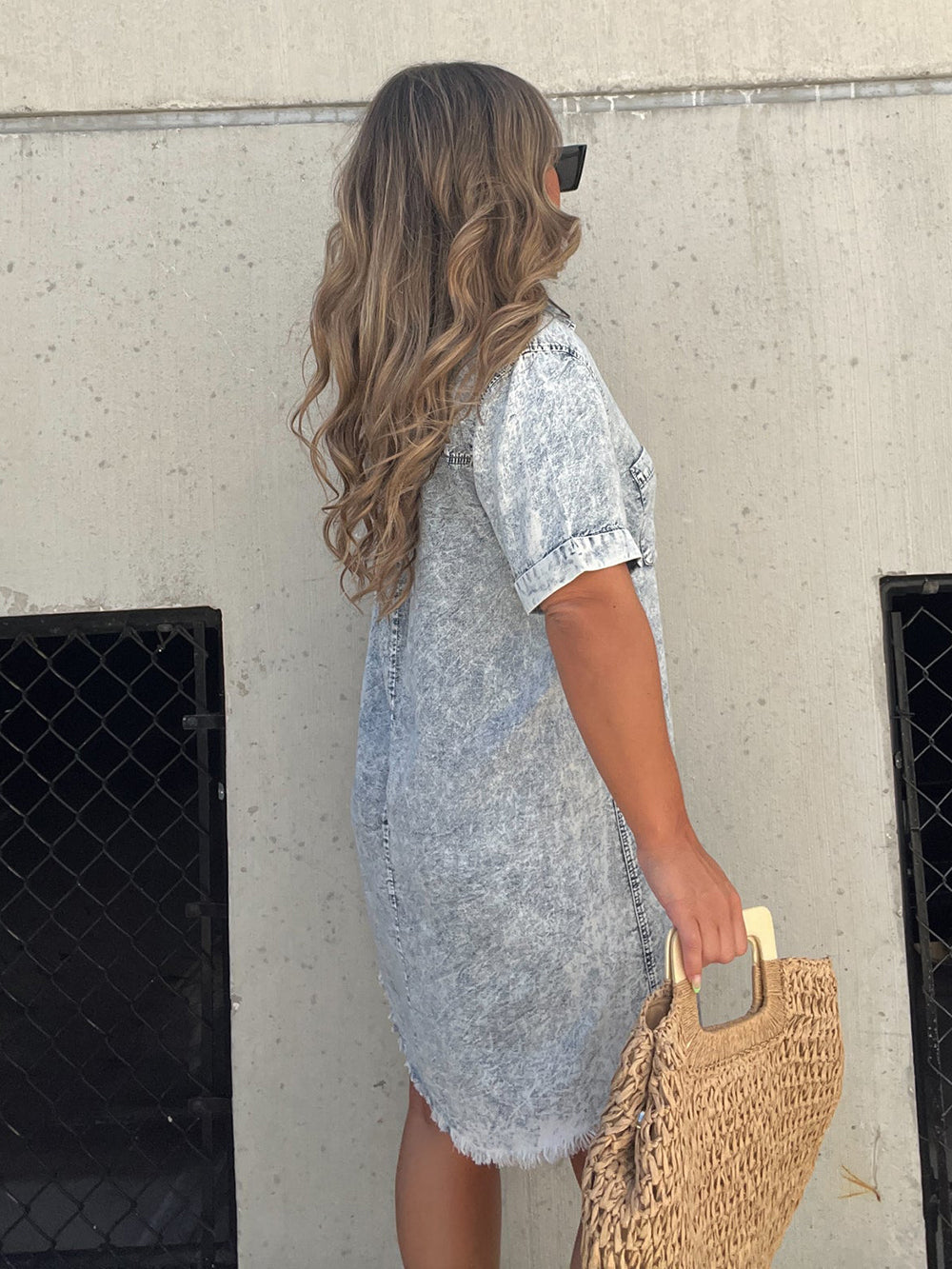 RAQUEL DRESS JEANS BLUE