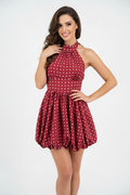 VESTIDO LUNA BURDEOS