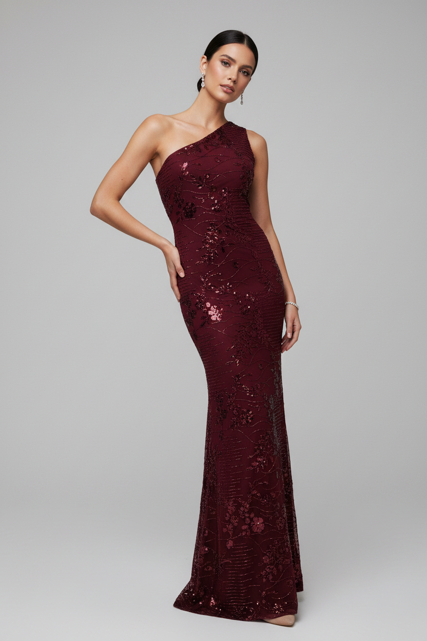 VESTIDO CELINE BURDEOS