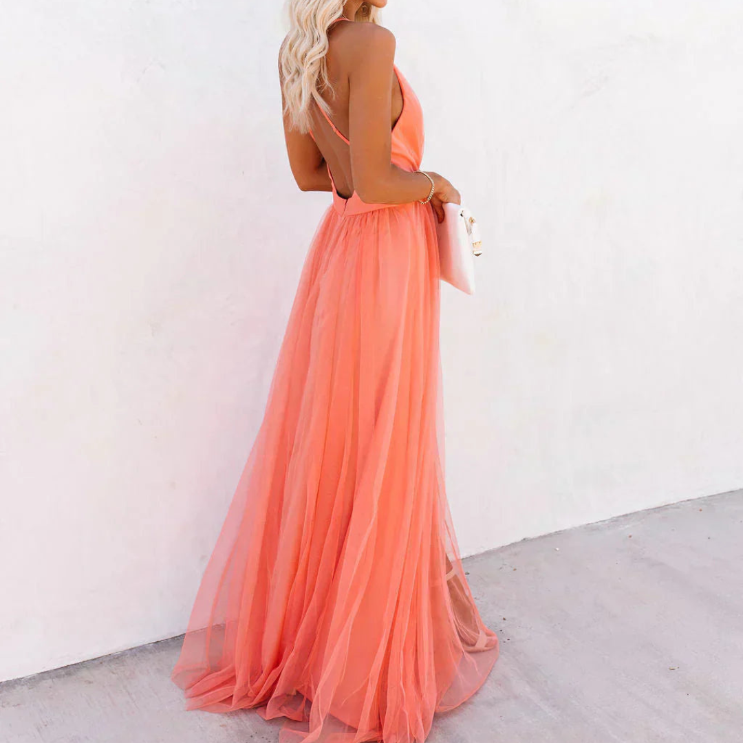 VESTIDO ALLEGRA CORAL SUAVE