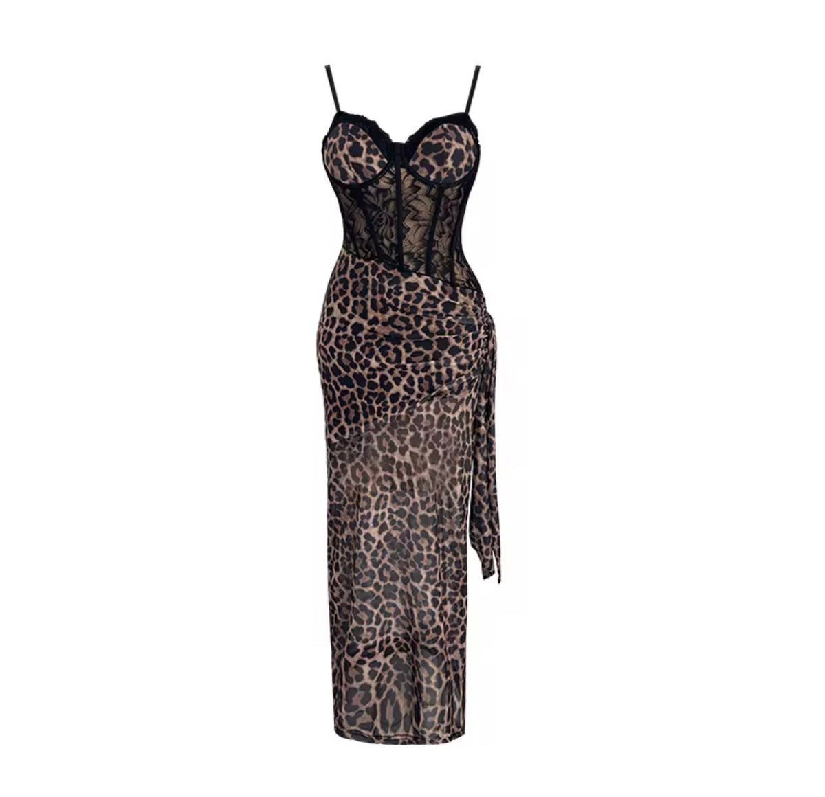 VESTIDO ALMA LEOPARDO