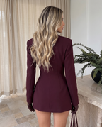Vestido Becky mini estilo blazer
