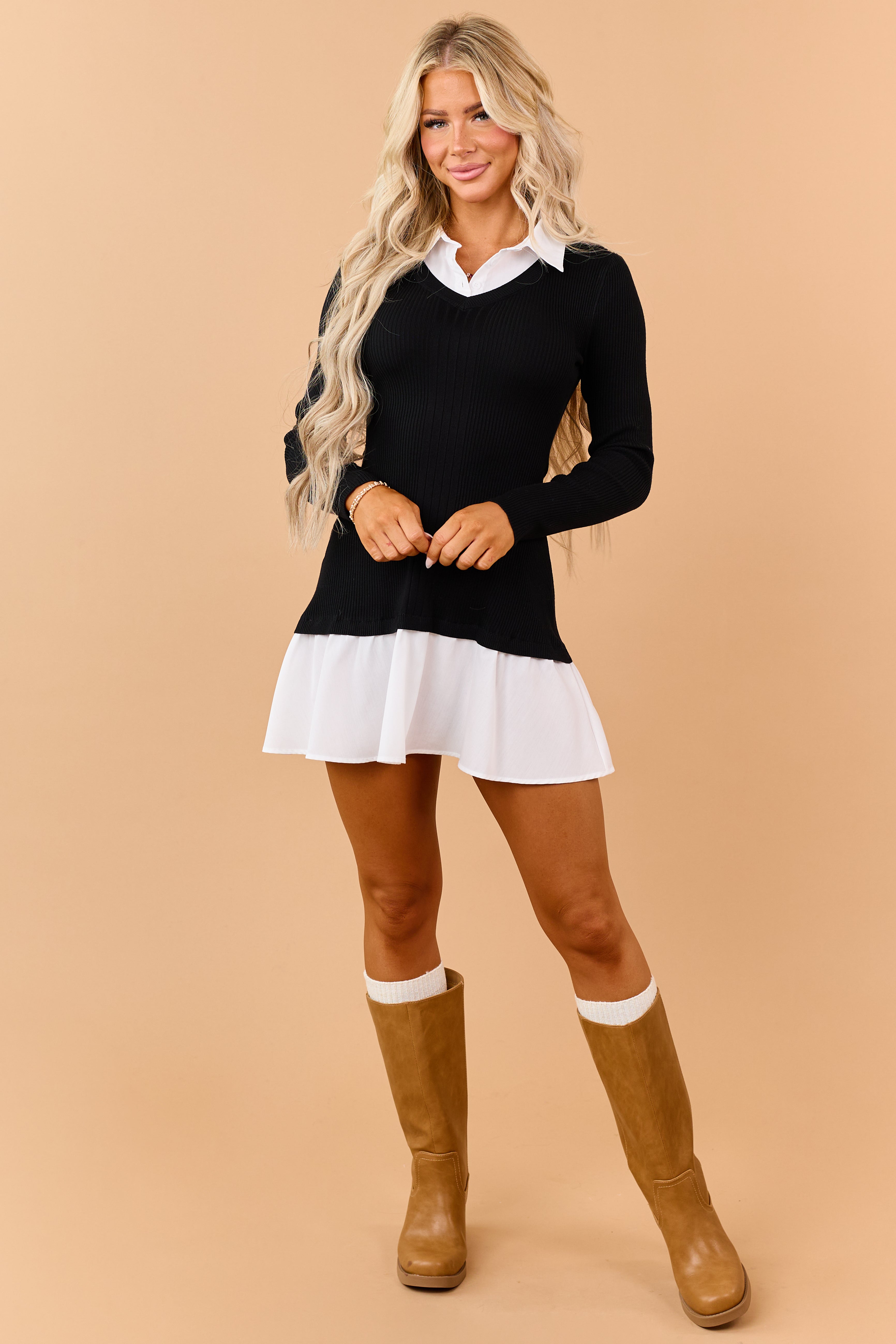 Vestido Alexia efecto camisero