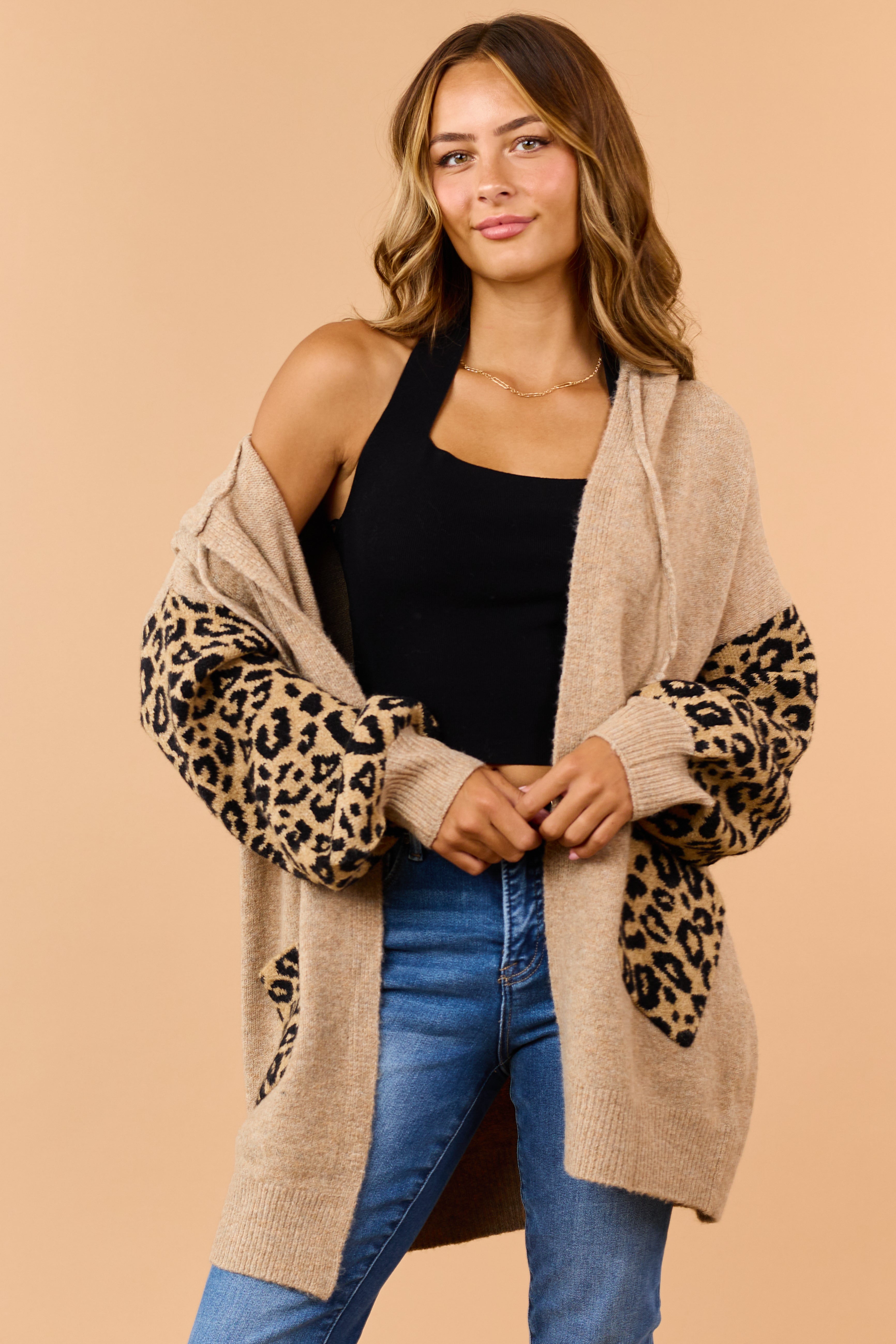 Cárdigan Leopardo