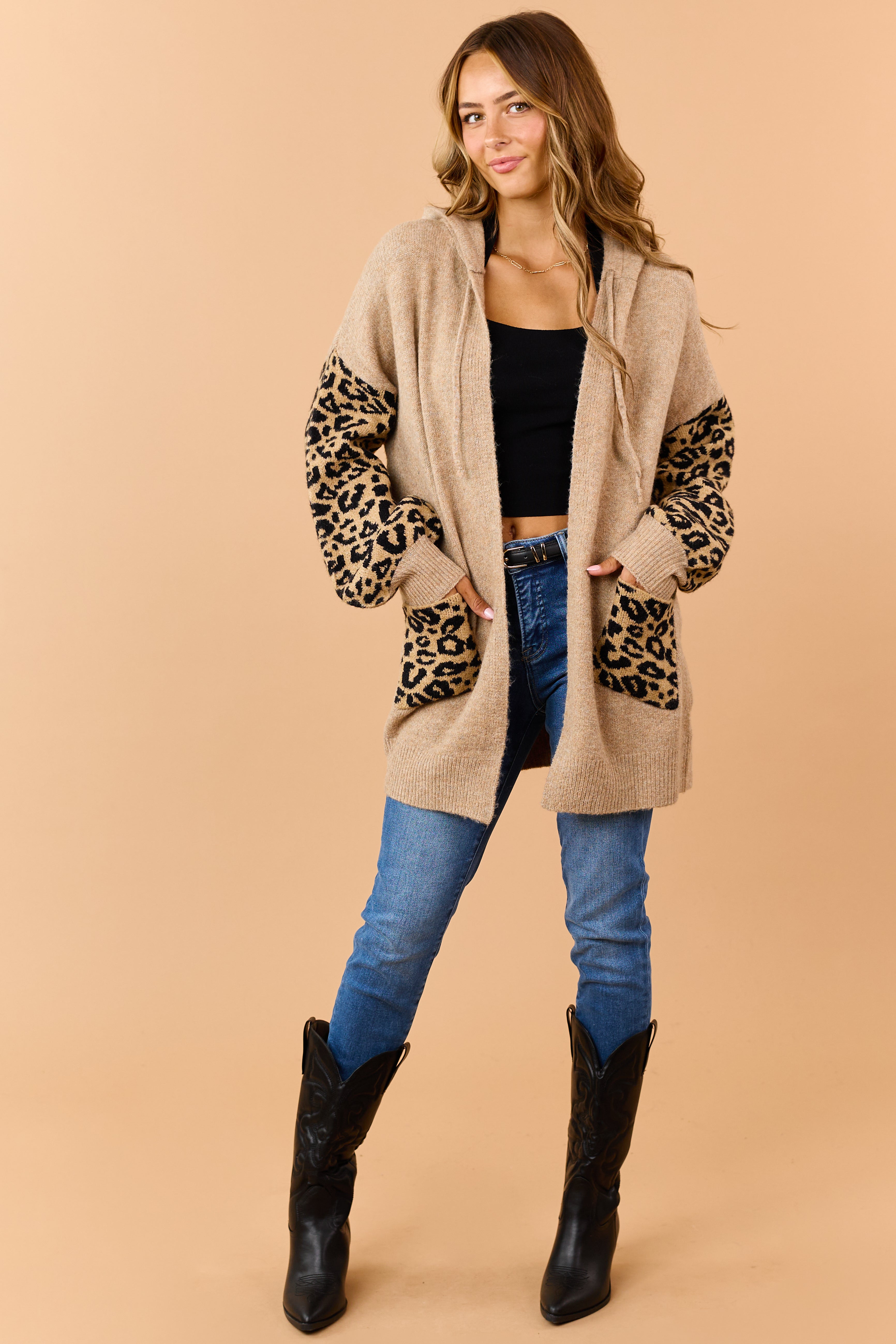 Cárdigan Leopardo