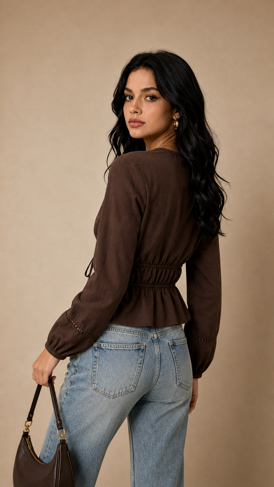 Blusa Mireya brown