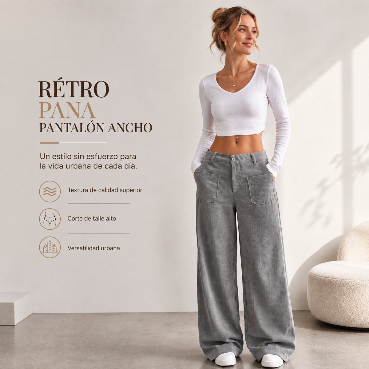 Pantalón Ancho