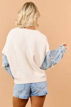 Chaqueta Denim de punto
