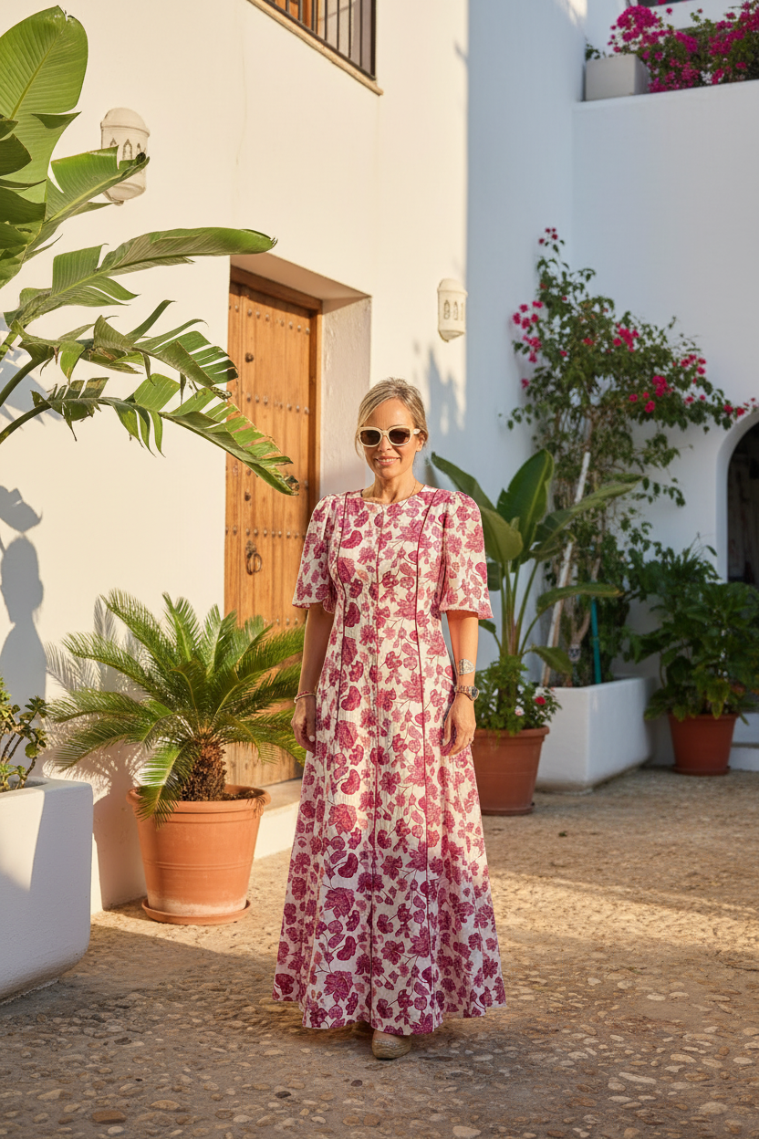 VESTIDO HELEN BUGANVILLA