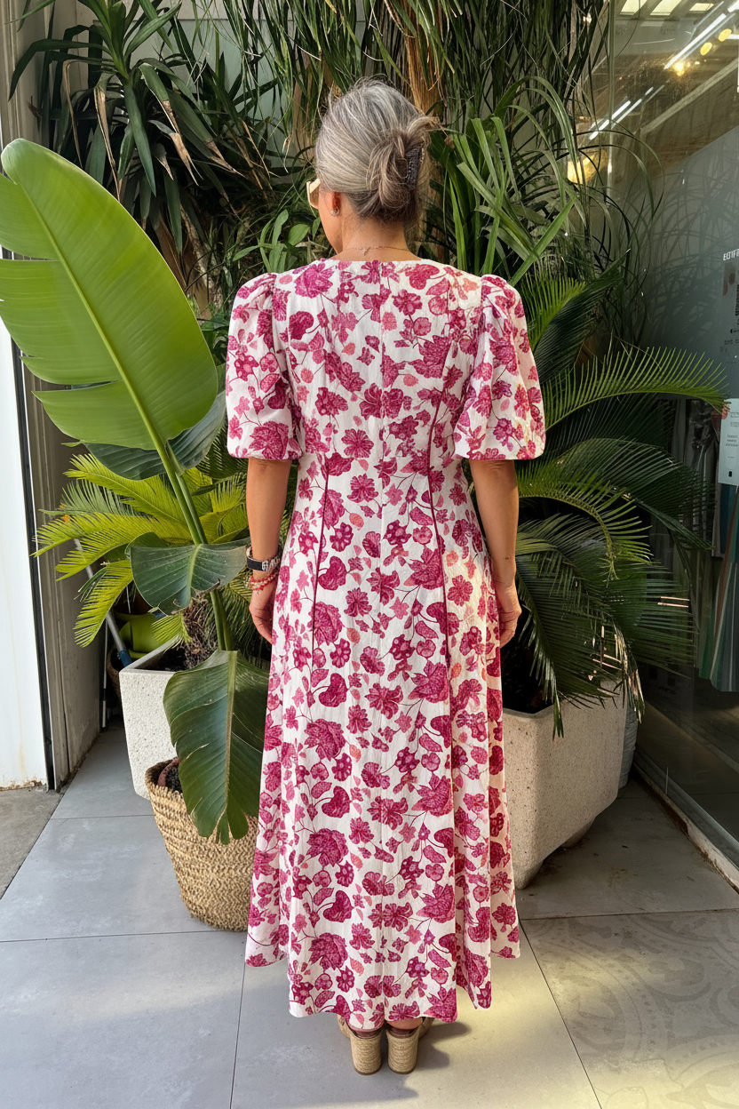 VESTIDO HELEN BUGANVILLA