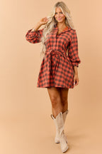 Vestido Pamela Mini de Cuadros