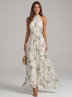 Mariluz | Vestido largo floral