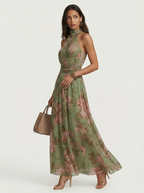 Olivia | Vestido comprido floral