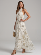 Mariluz | Vestido largo floral