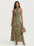 Olivia | Vestido comprido floral