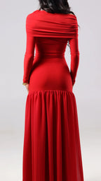 Vestido Maxi Amara Rojo