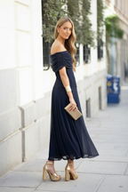 NOUR NAVY DRESS