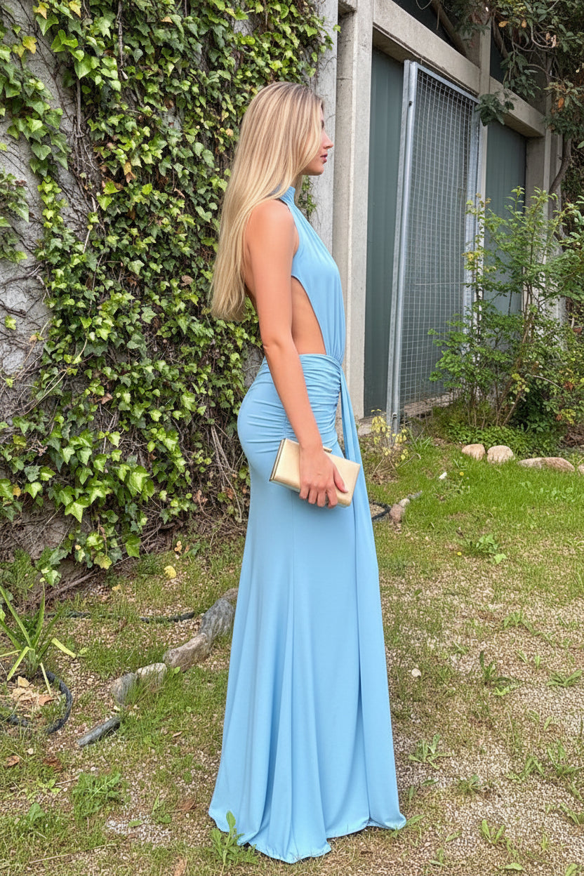 VESTIDO JADE CELESTE