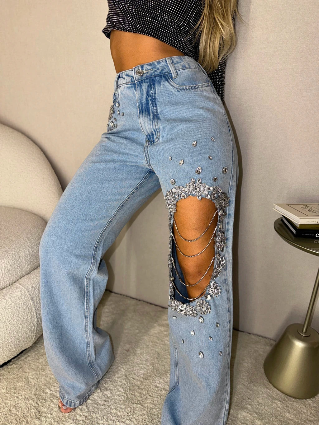 PANTALÓN JEANS CRISTAL