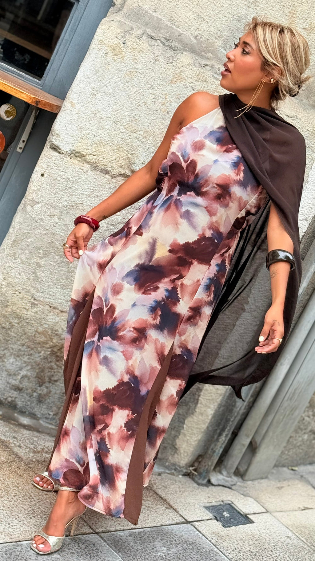 VESTIDO JULIETA CHOCOLATE