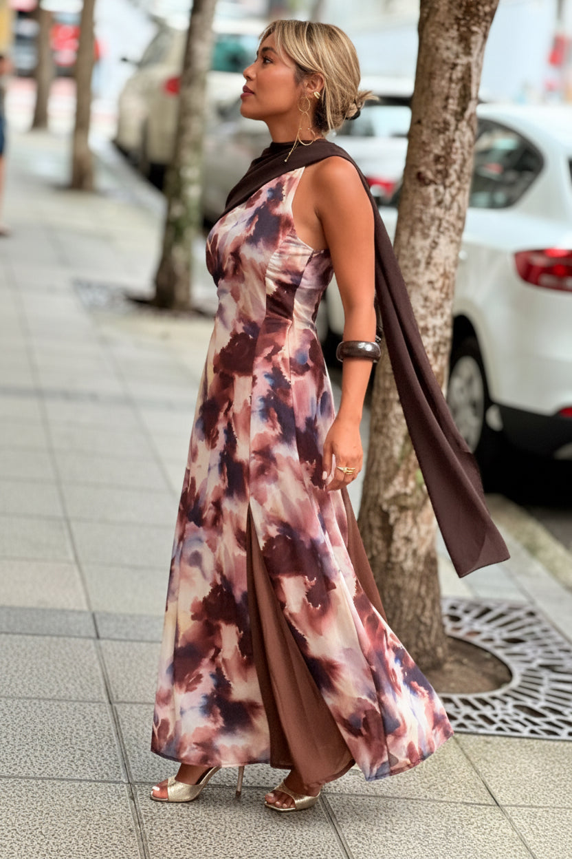 VESTIDO JULIETA CHOCOLATE