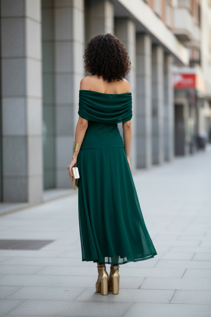 VESTIDO NOUR DE TUL