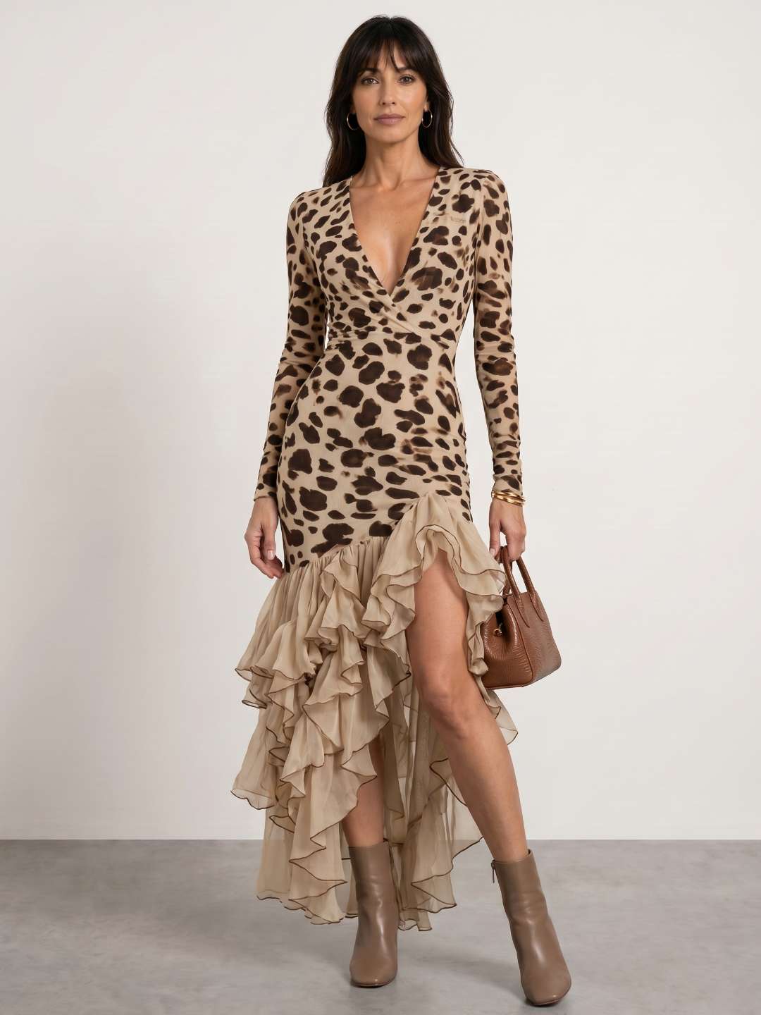 Vestido animal print