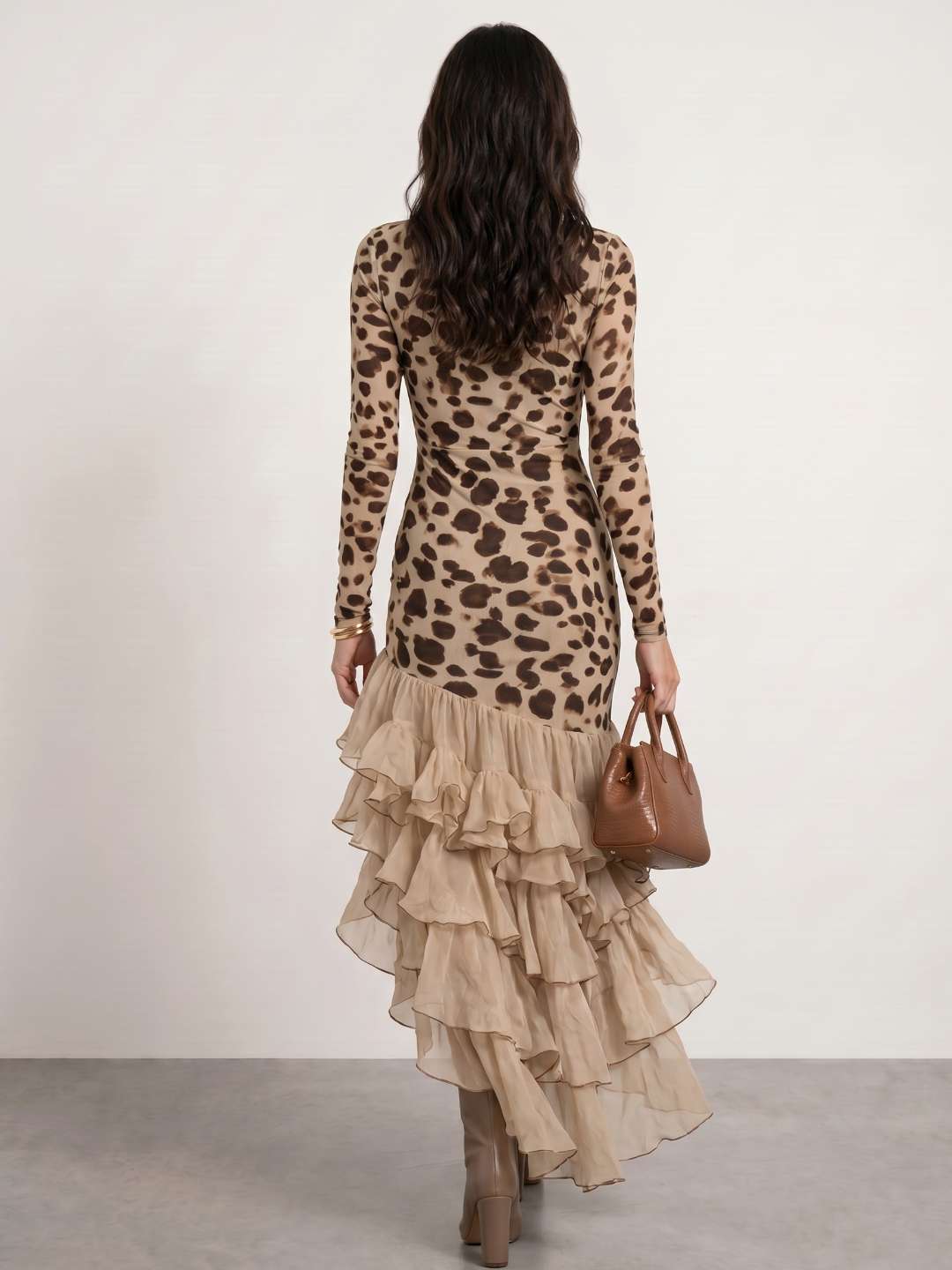 Vestido animal print