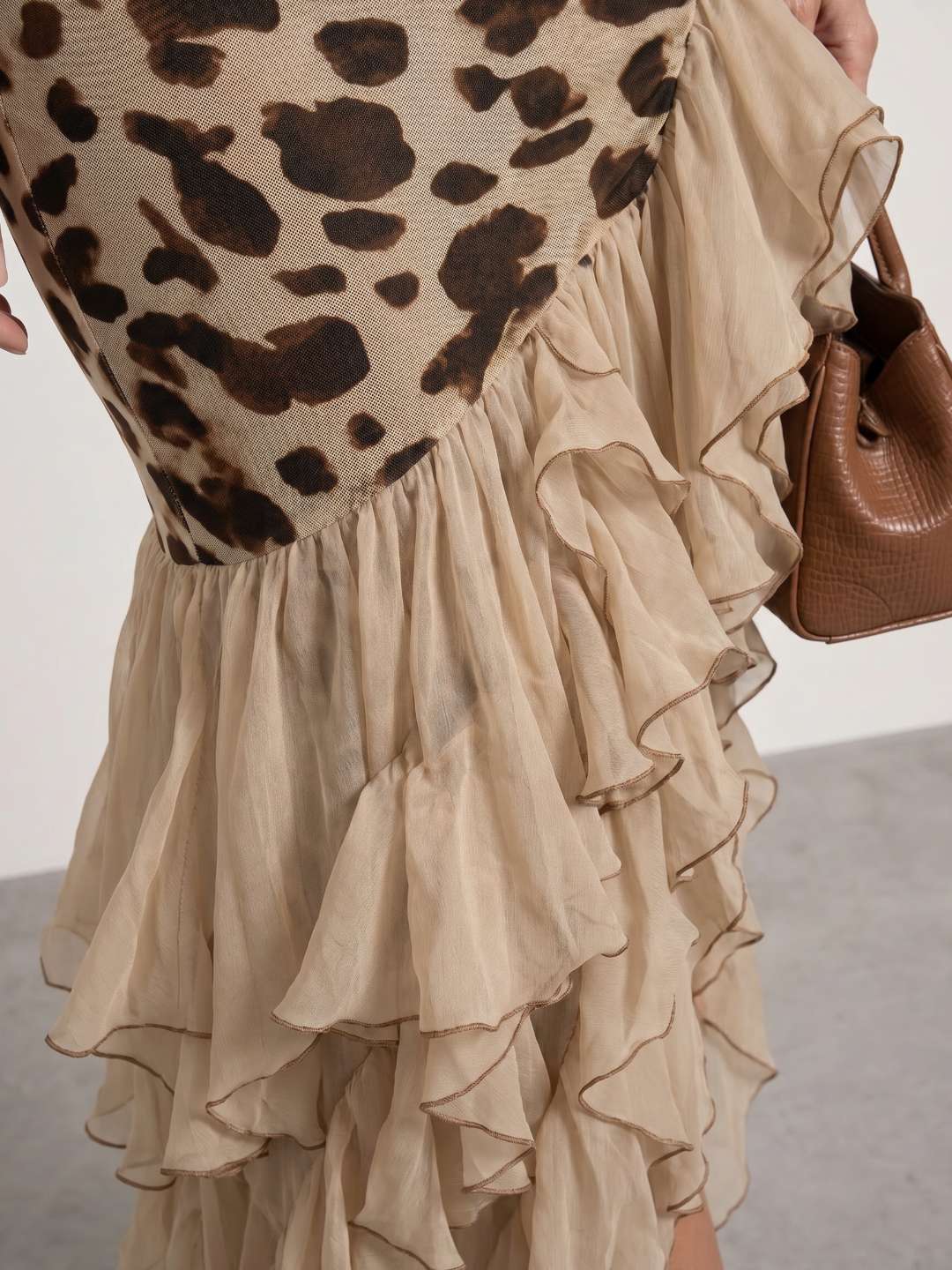Vestido animal print