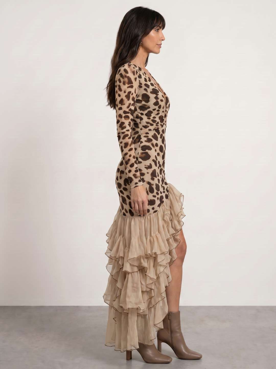 Vestido animal print