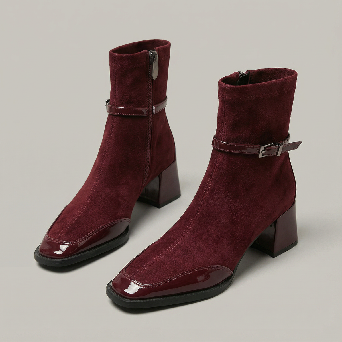 Romina-Elegantes botines de ante