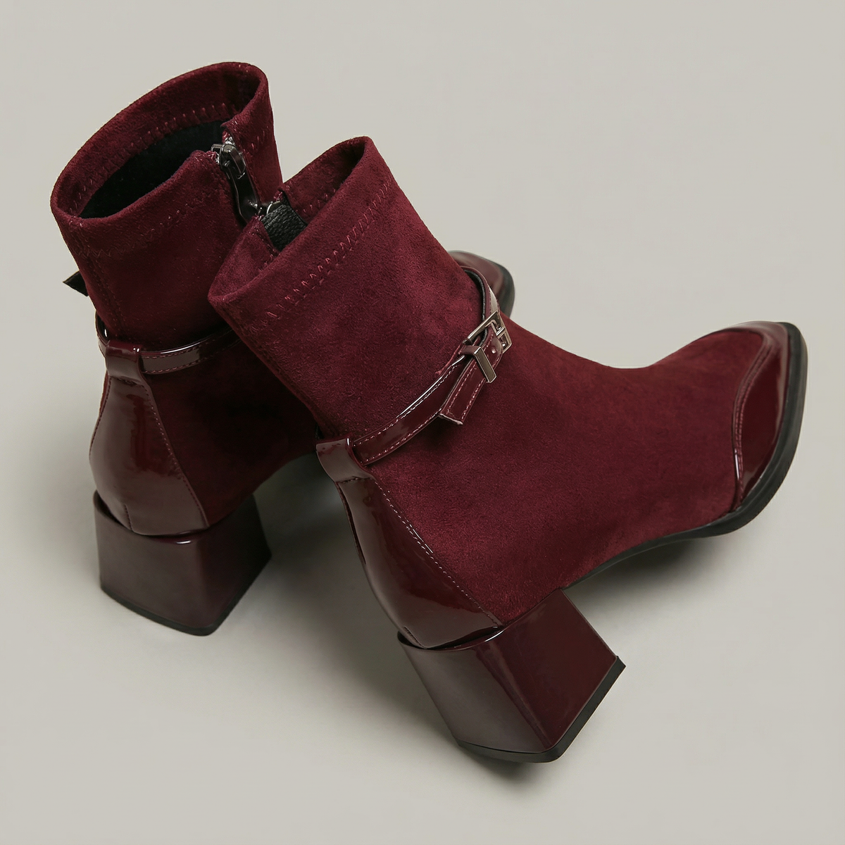 Romina-Elegantes botines de ante