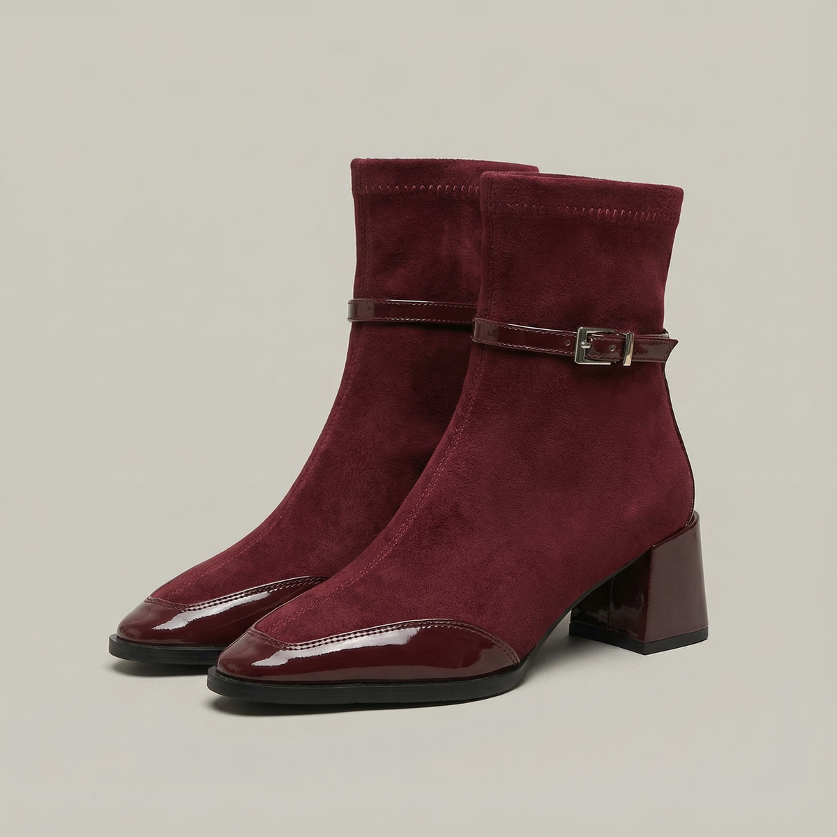 Romina-Elegantes botines de ante