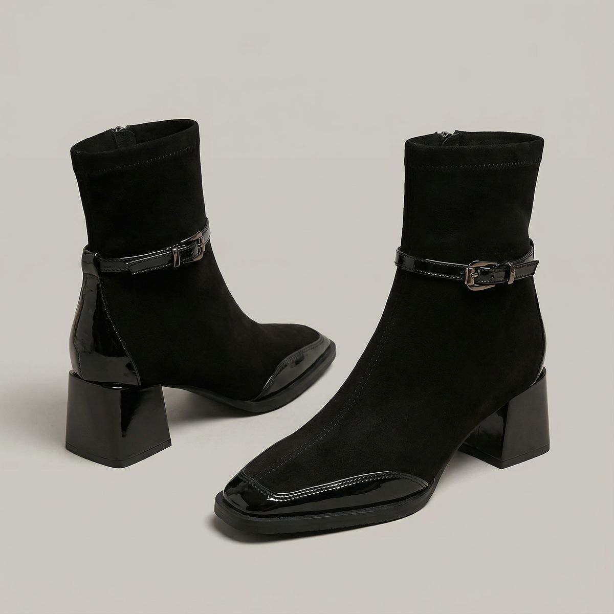 Romina-Elegantes botines de ante