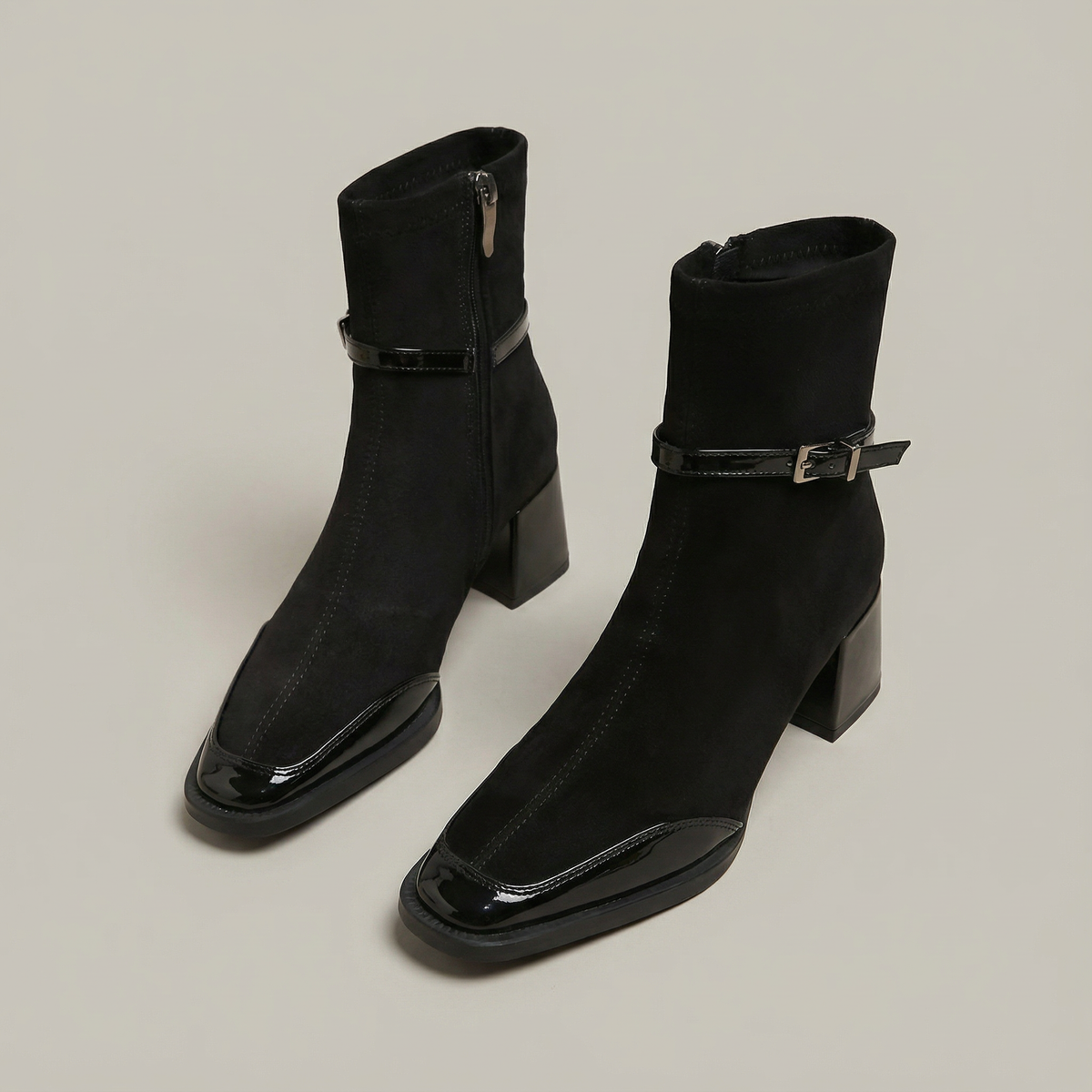 Romina-Elegantes botines de ante