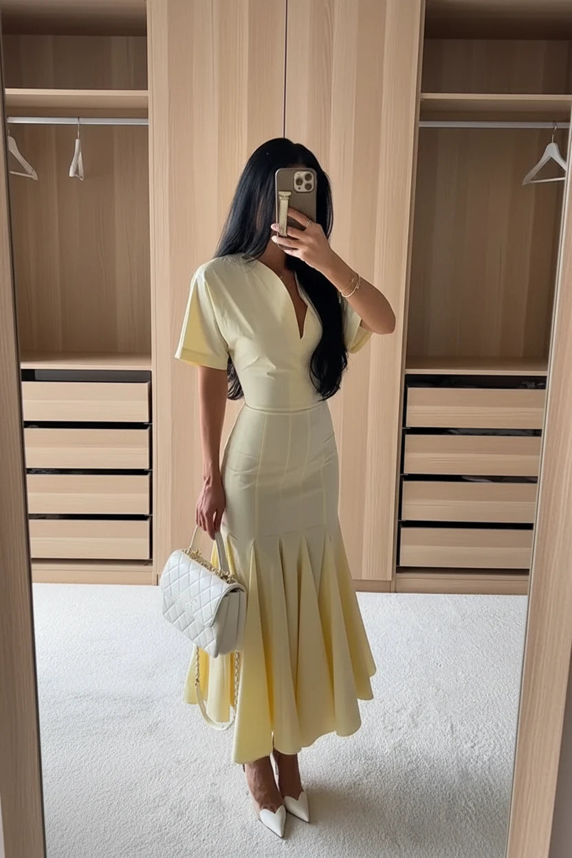 VESTIDO LORENA AMARILLO
