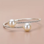 Brazalete de perlas diamante