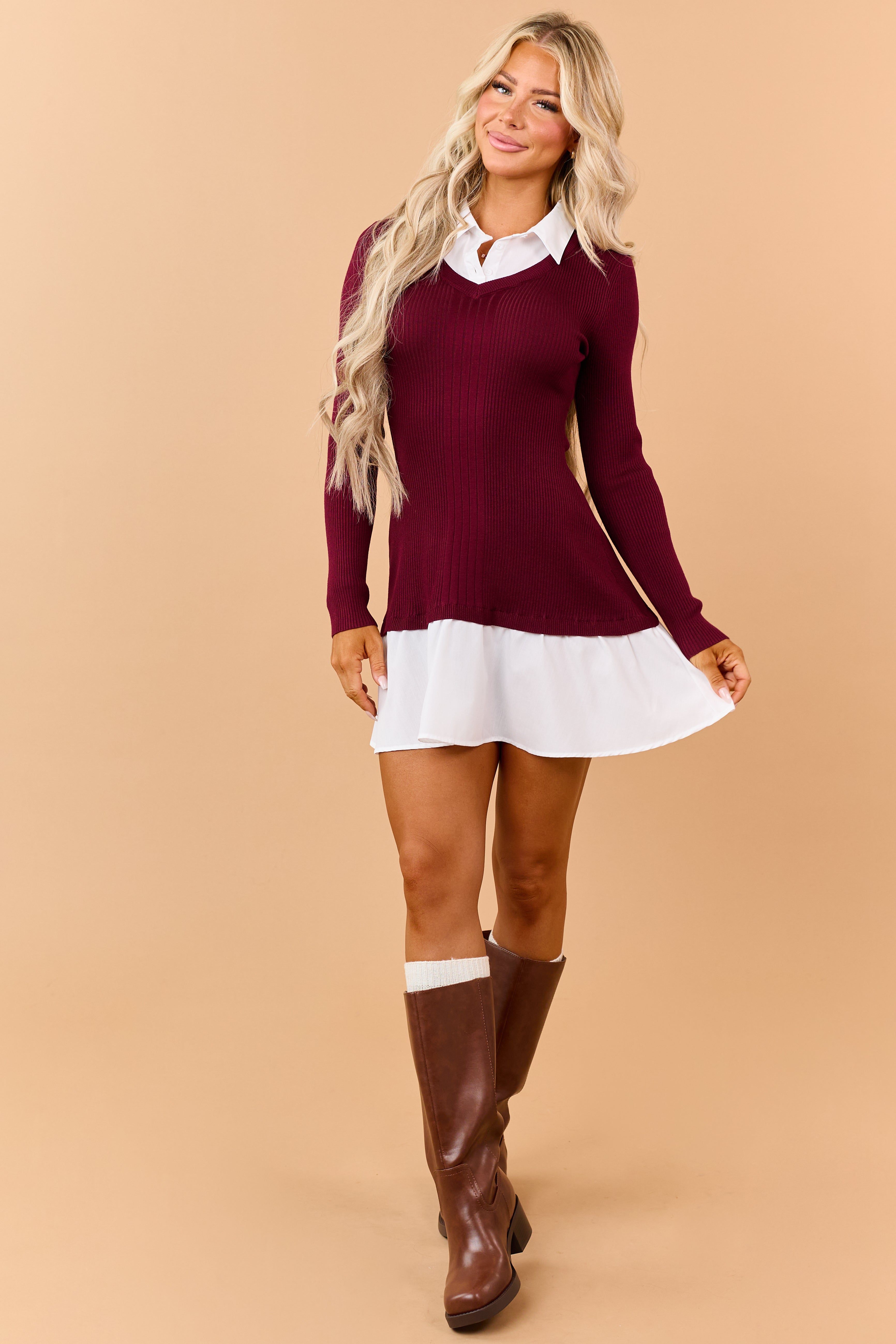 Vestido Alexia efecto camisero