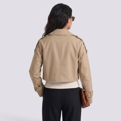 Chaqueta Corta Mujer Doble Botón