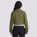 Chaqueta Corta Mujer Doble Botón