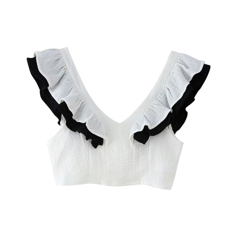 Conjunto Livia – Top con volantes y falda