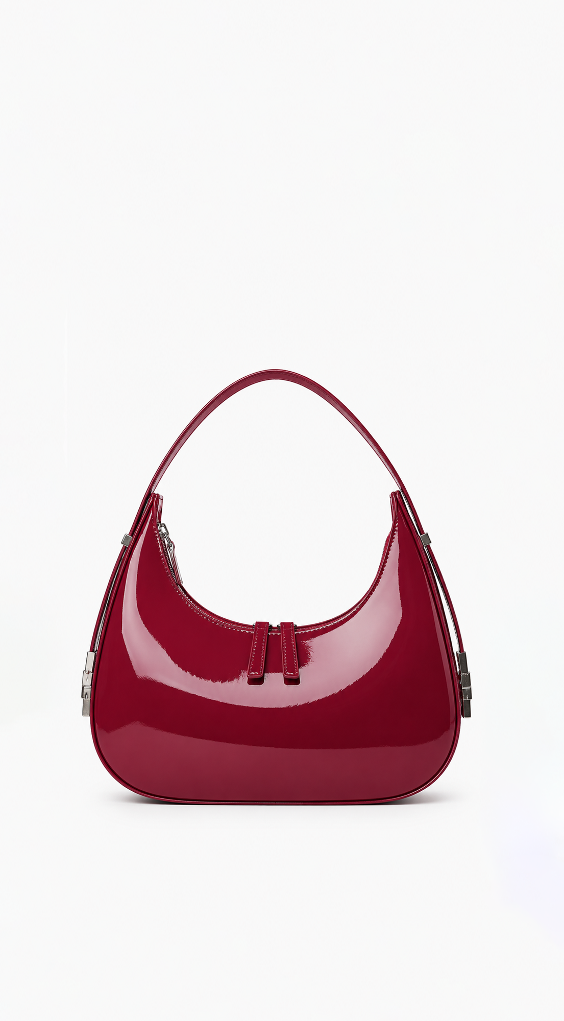 Boho bolso Burdeos brillo