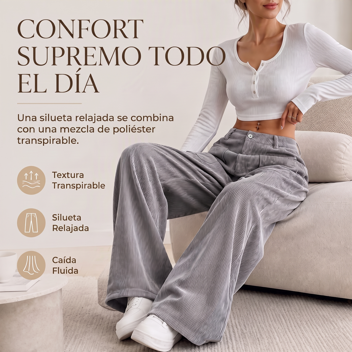 Pantalón Ancho