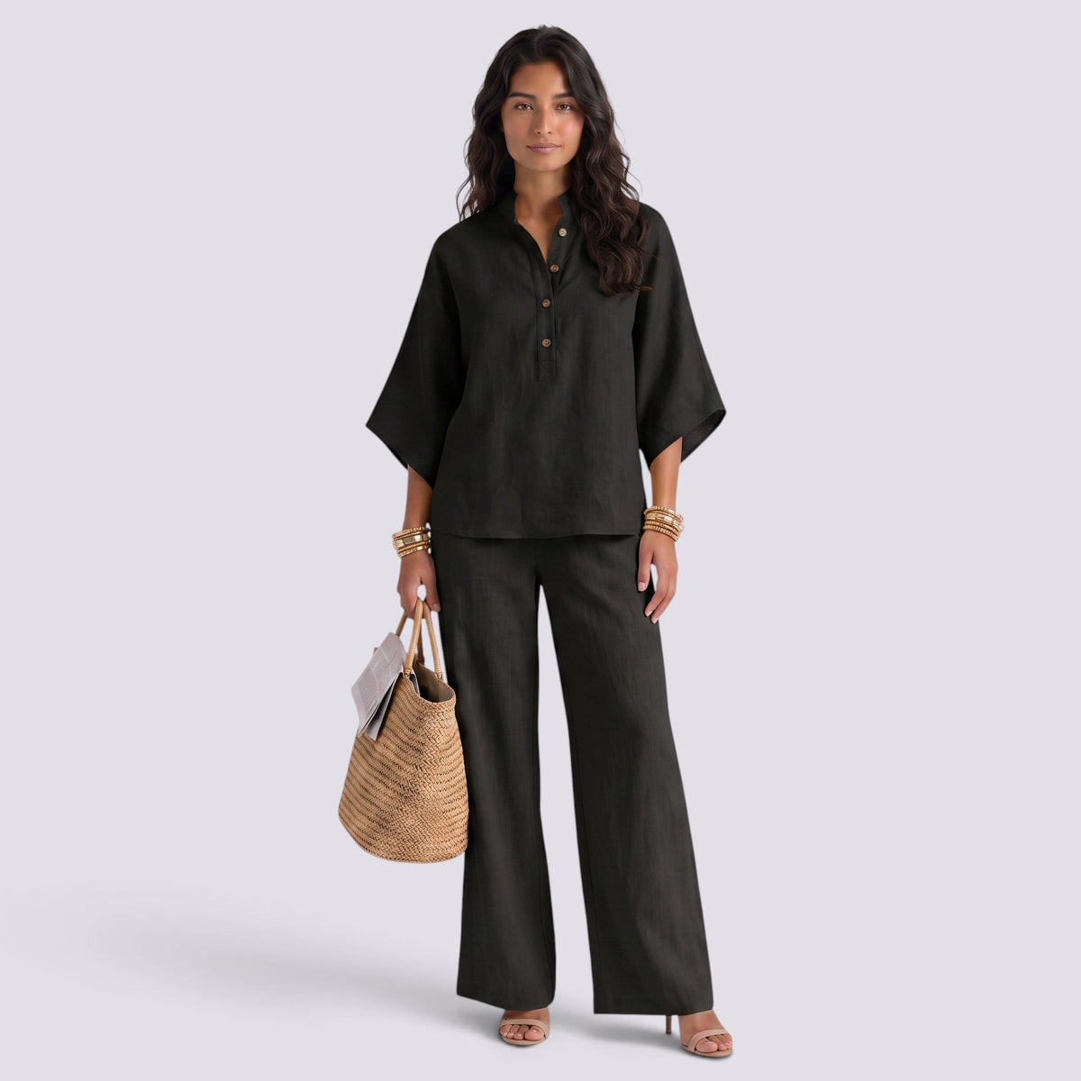 Conjunto Mujer Top y Pantalón