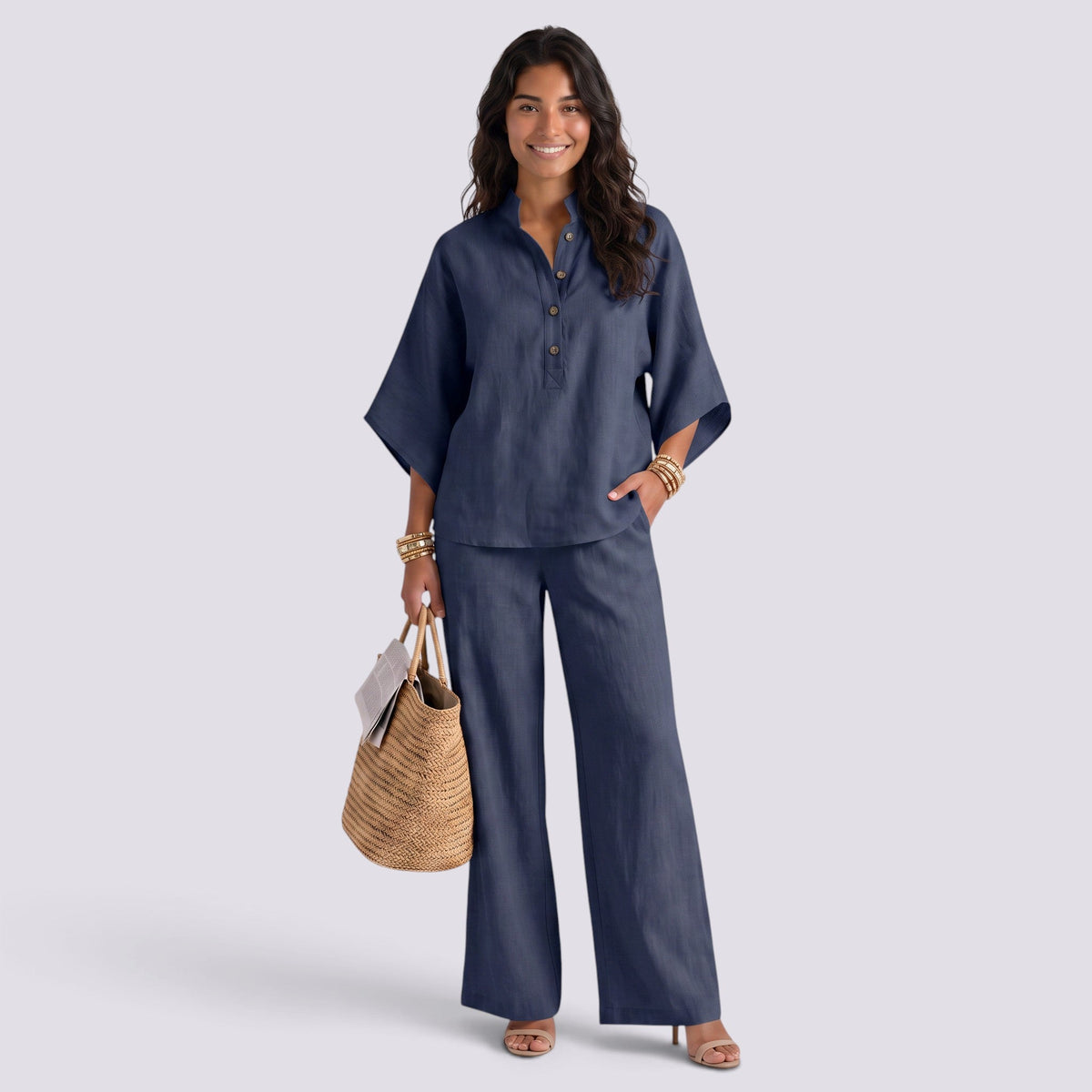 Conjunto Mujer Top y Pantalón