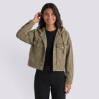 Chaqueta Vaquera con Capucha