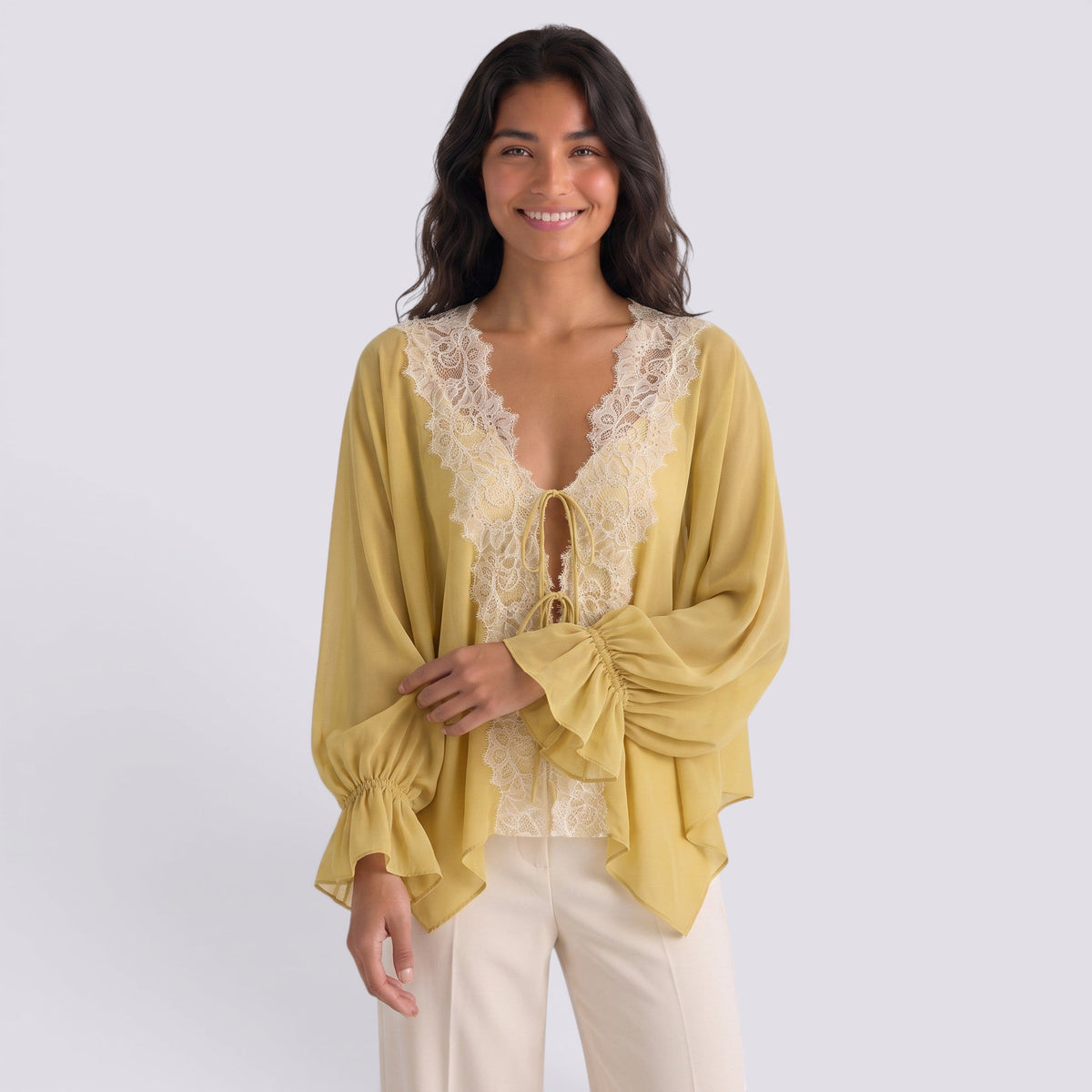 Blusa Mujer Manga Larga