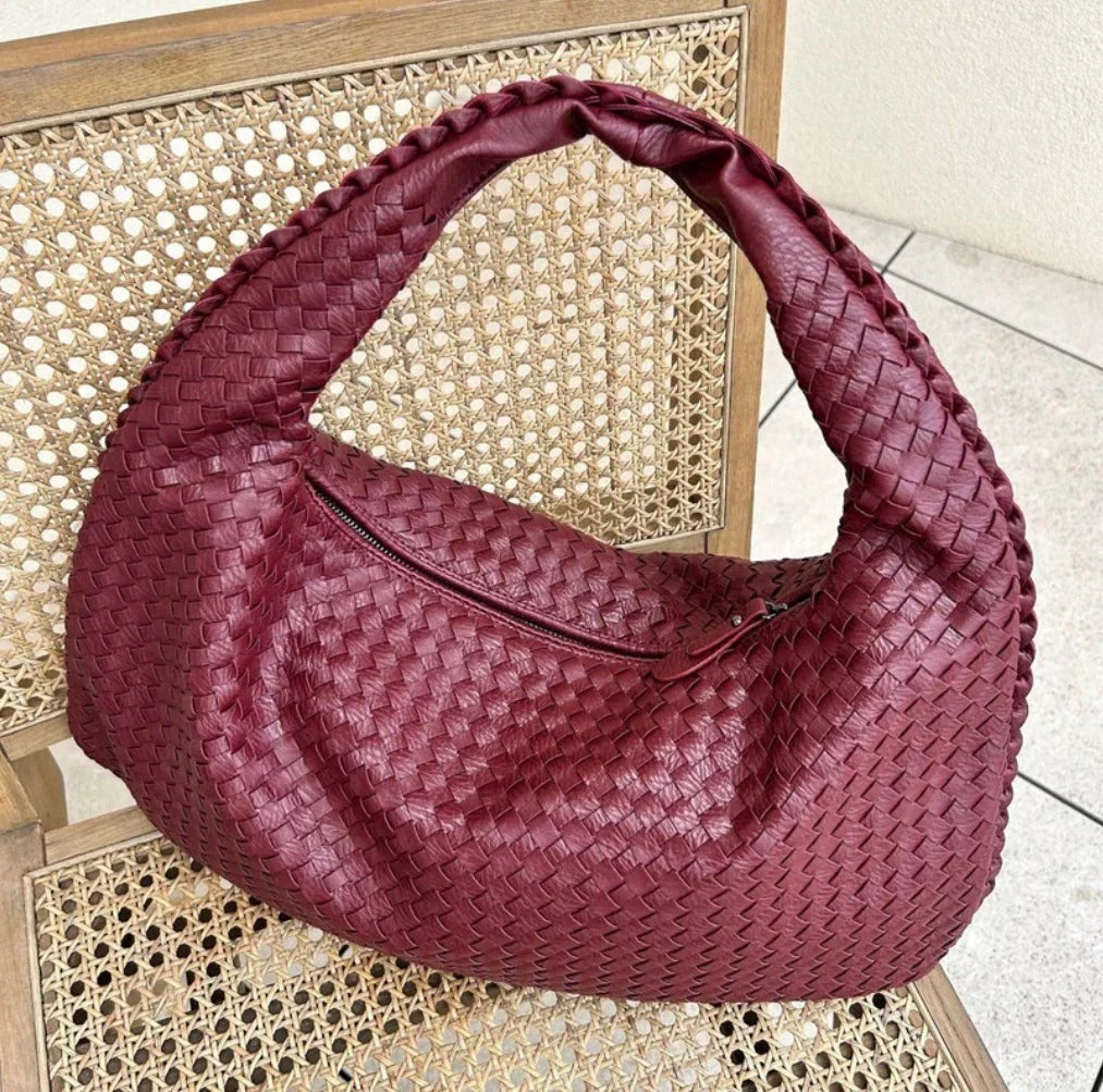 Bolso Hobo trenzado